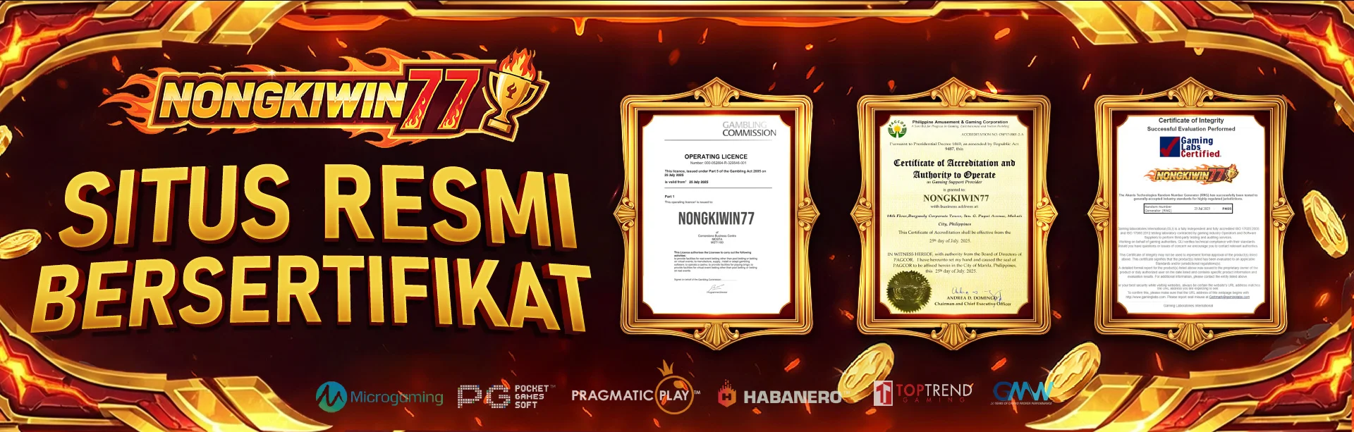 SITUS RESMI BERSERTIFIKAT	